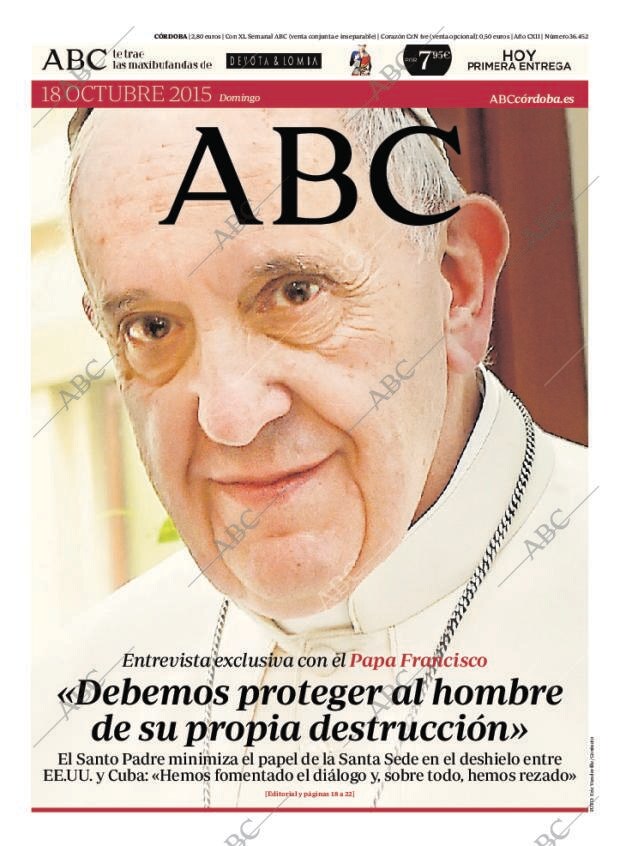 ABC CORDOBA 18-10-2015 página 1