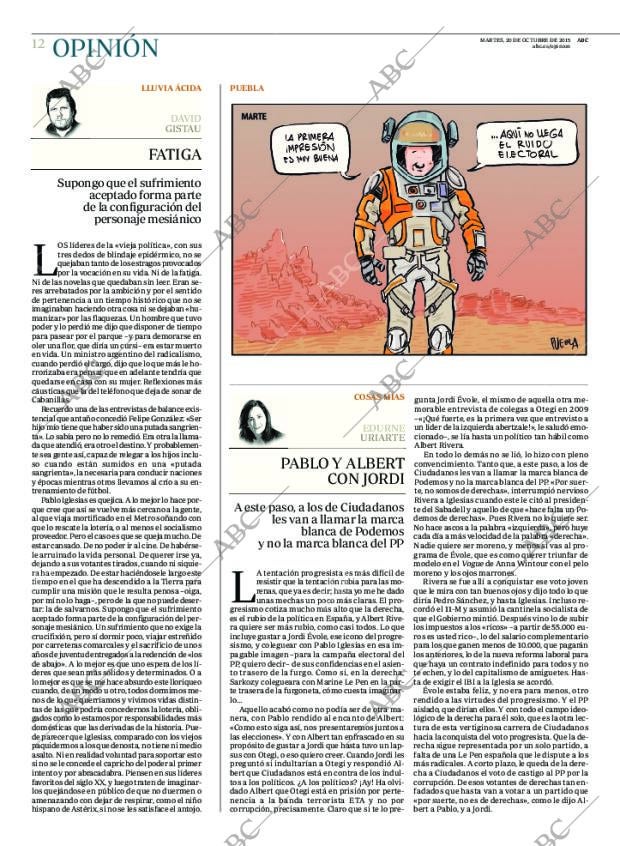 ABC MADRID 20-10-2015 página 12