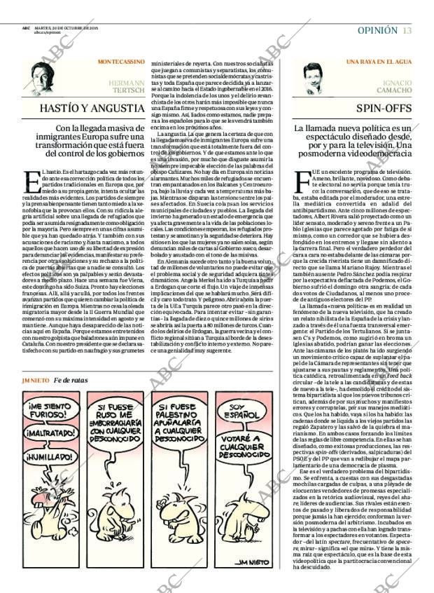 ABC MADRID 20-10-2015 página 13