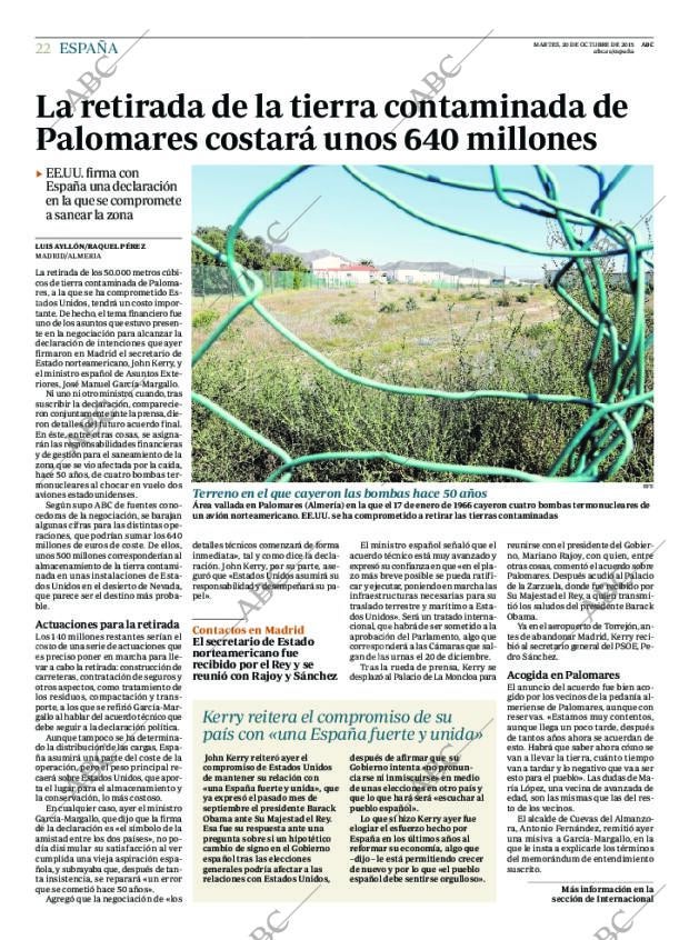 ABC MADRID 20-10-2015 página 22