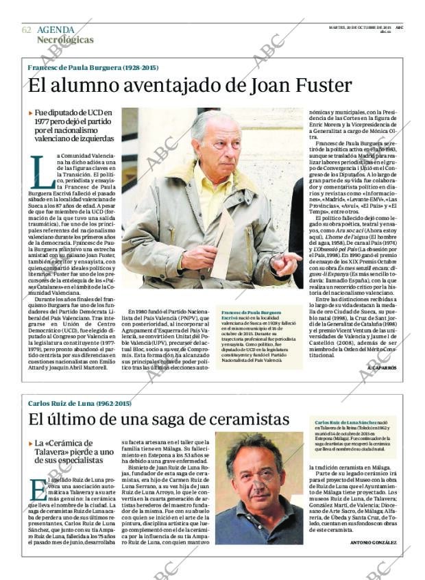 ABC MADRID 20-10-2015 página 62
