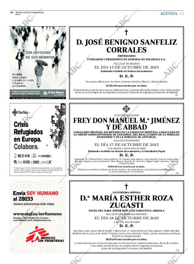 ABC MADRID 20-10-2015 página 63