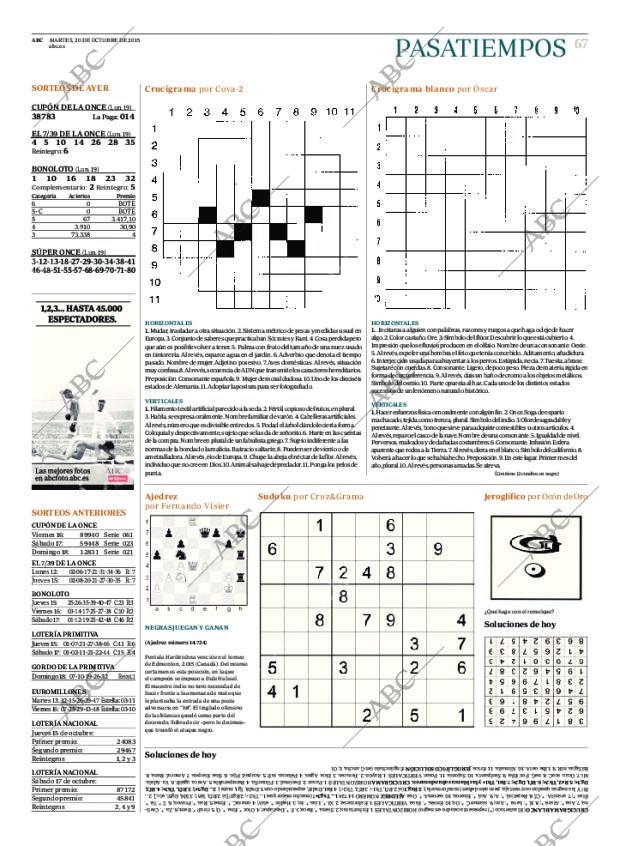 ABC MADRID 20-10-2015 página 67