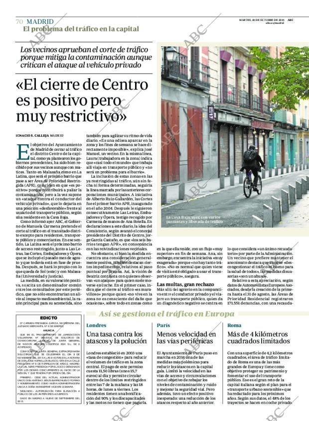 ABC MADRID 20-10-2015 página 70