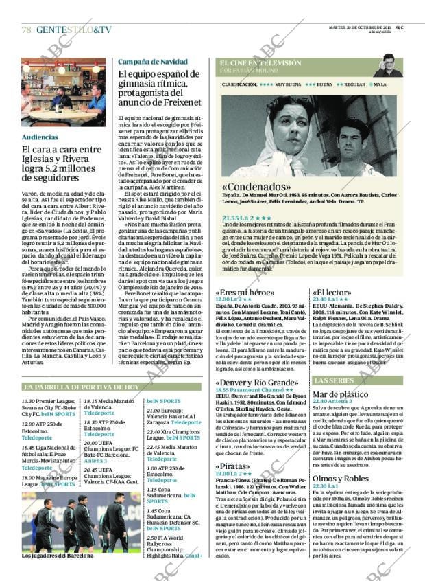 ABC MADRID 20-10-2015 página 78
