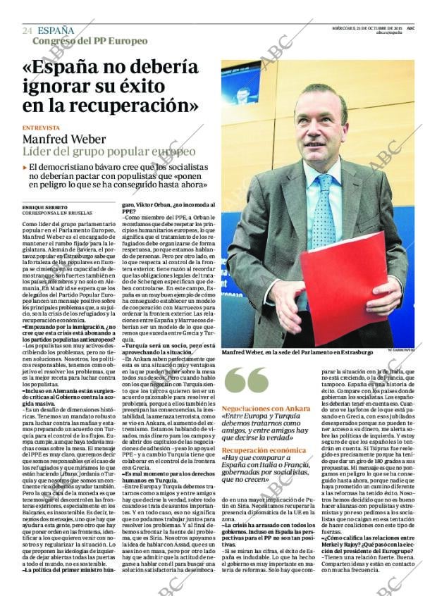 ABC MADRID 21-10-2015 página 24