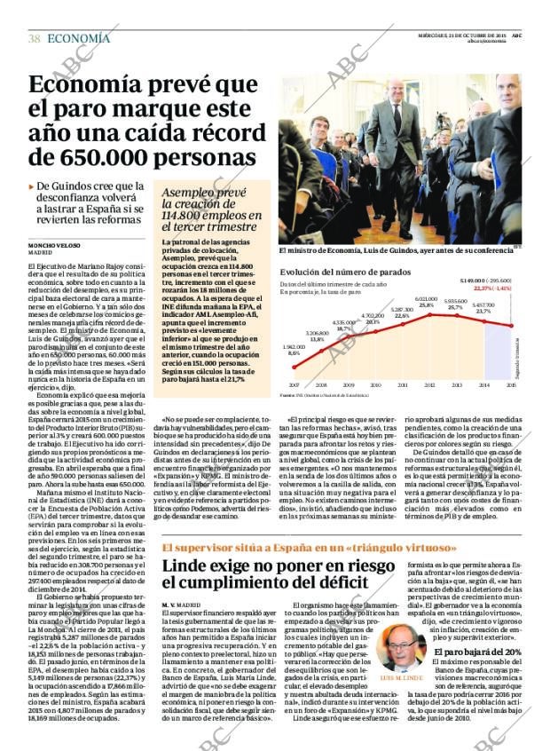 ABC MADRID 21-10-2015 página 38
