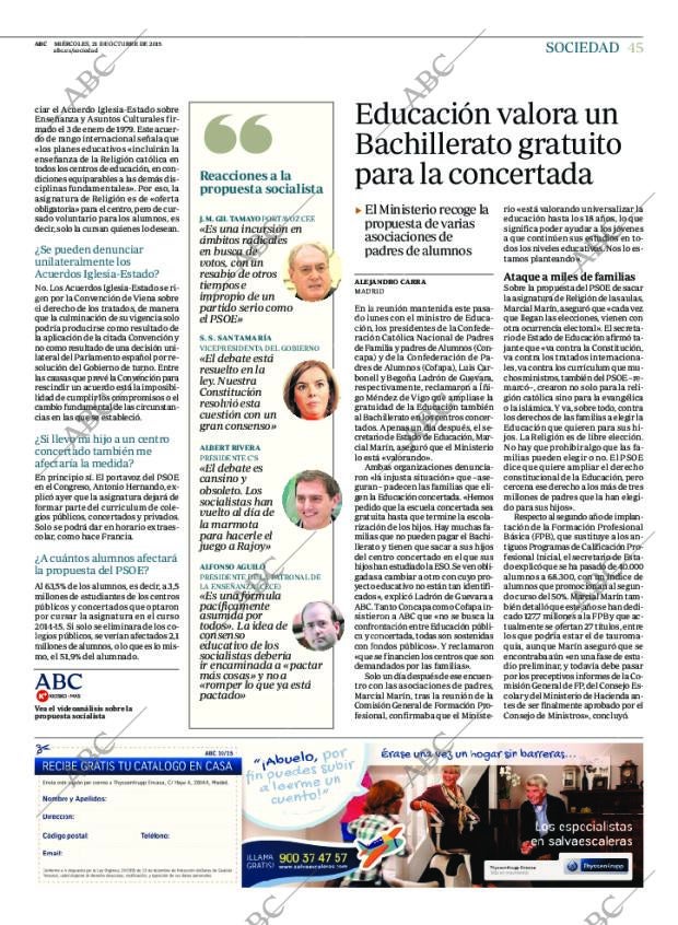 ABC MADRID 21-10-2015 página 45
