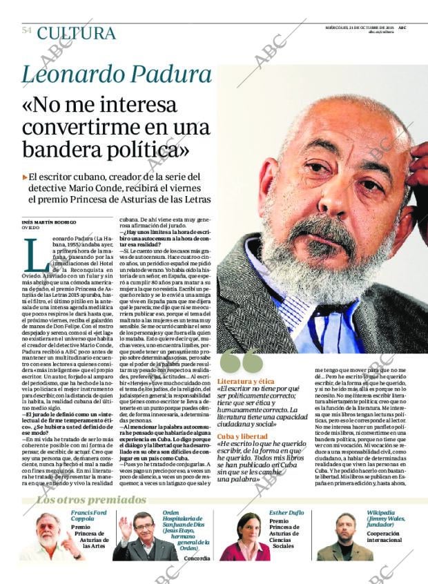 ABC MADRID 21-10-2015 página 54