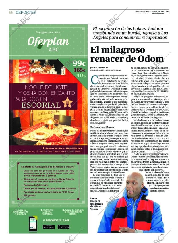 ABC MADRID 21-10-2015 página 66