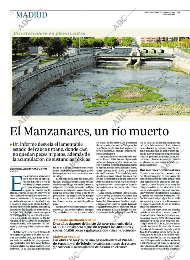 ABC MADRID 21-10-2015 página 74