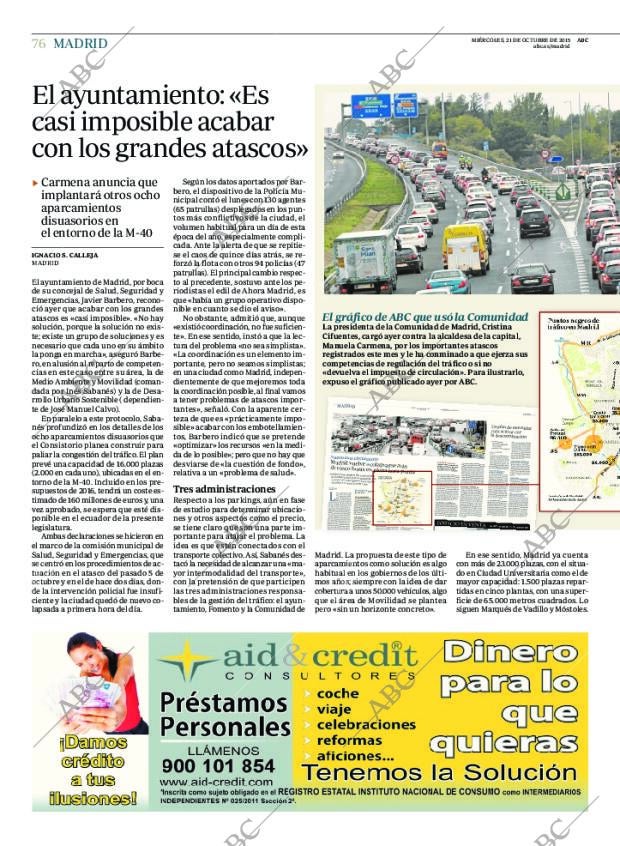 ABC MADRID 21-10-2015 página 76