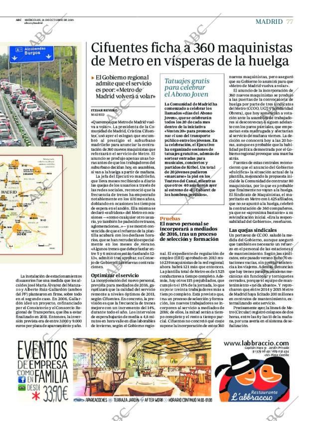 ABC MADRID 21-10-2015 página 77
