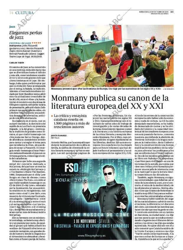 ABC SEVILLA 21-10-2015 página 74