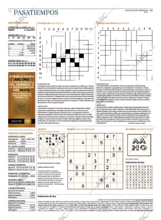 ABC CORDOBA 22-10-2015 página 74