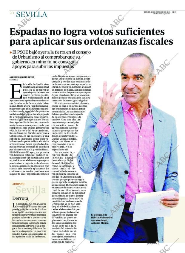 ABC SEVILLA 22-10-2015 página 20