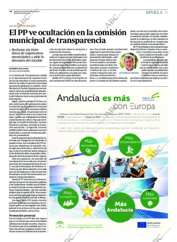 ABC SEVILLA 22-10-2015 página 31