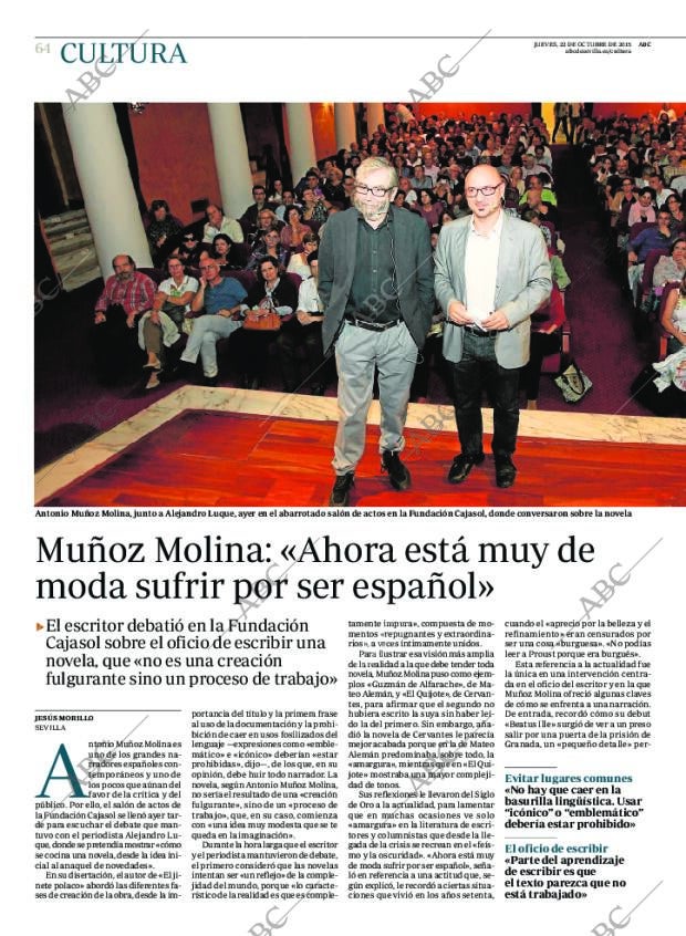 ABC SEVILLA 22-10-2015 página 64