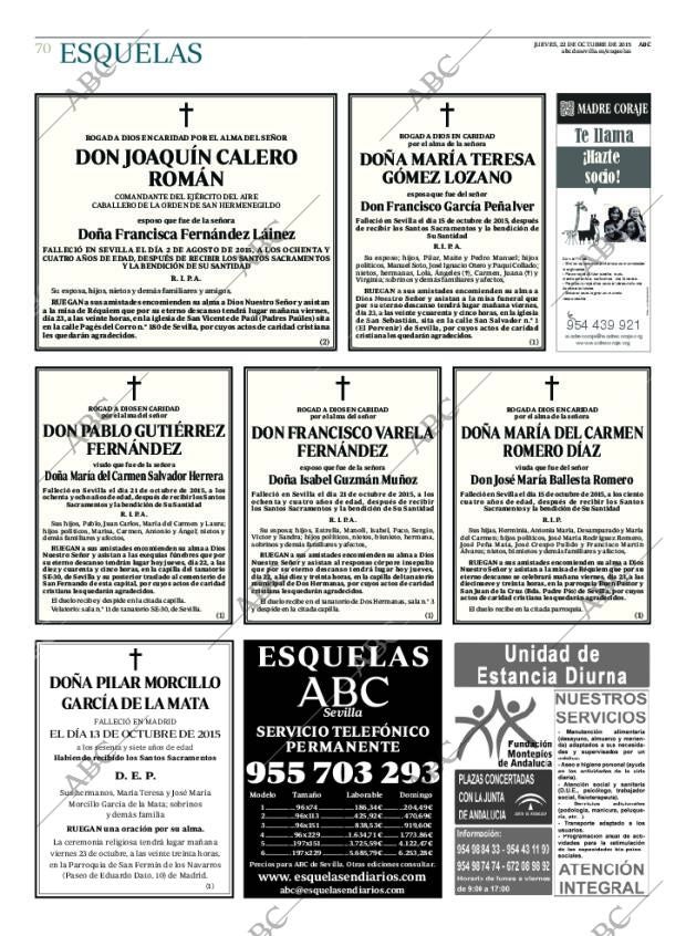 ABC SEVILLA 22-10-2015 página 70