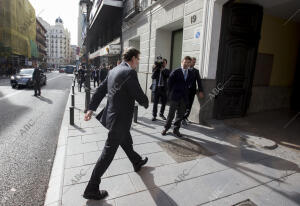 El presidente del Gobierno, Mariano Rajoy, y el ministro de Justicia, Rafael...