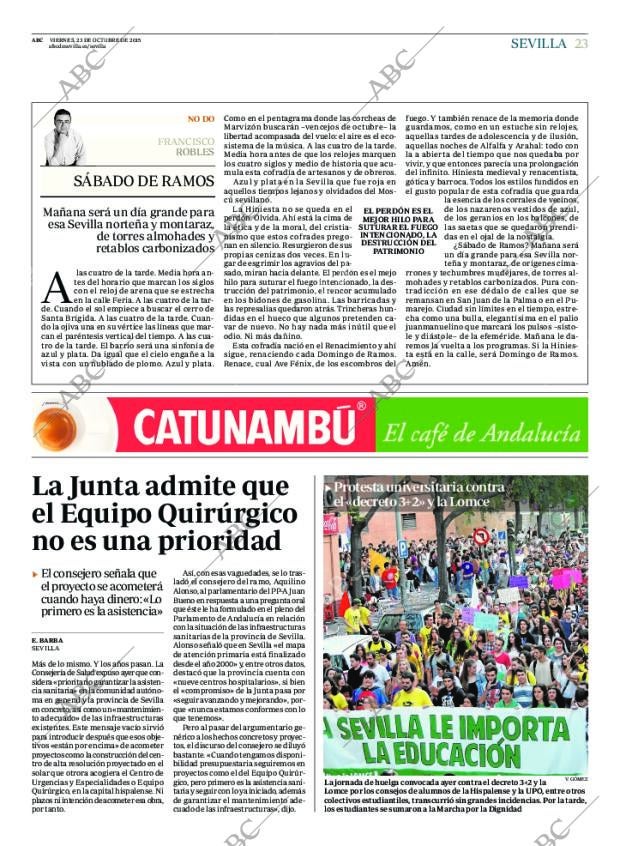 ABC SEVILLA 23-10-2015 página 23