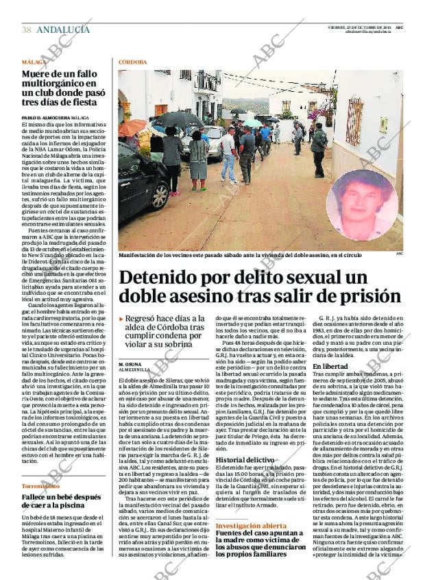 ABC SEVILLA 23-10-2015 página 38