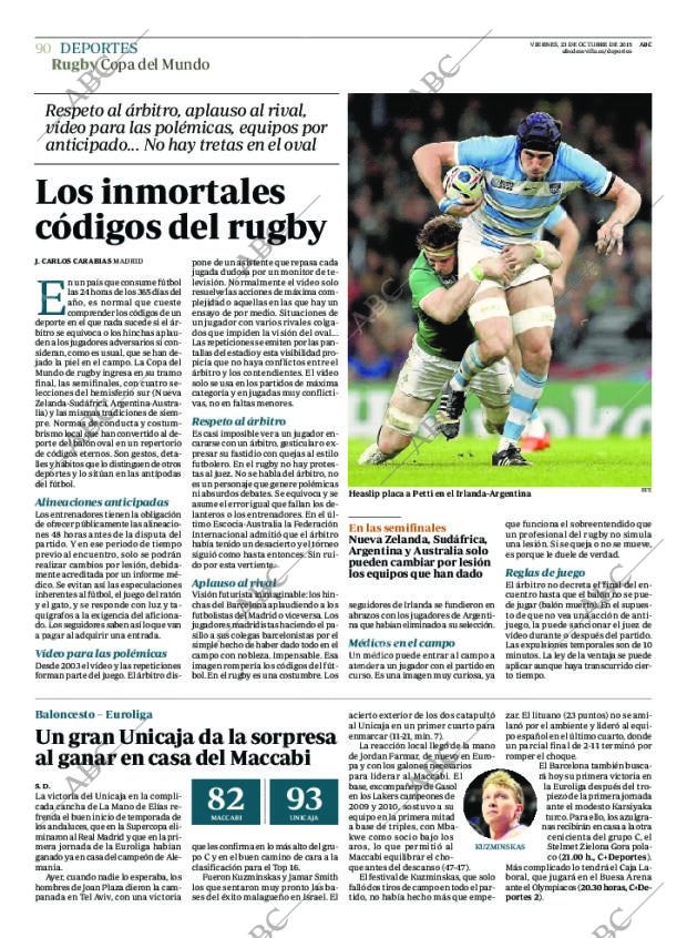 ABC SEVILLA 23-10-2015 página 90