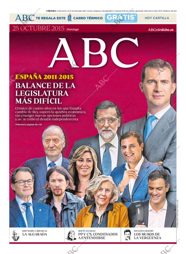 ABC CORDOBA 25-10-2015 página 1