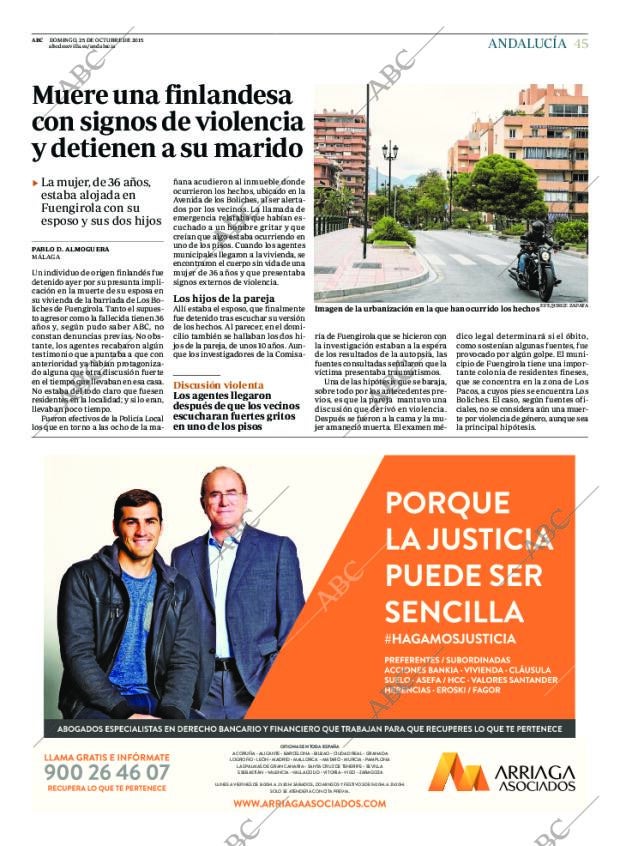 ABC SEVILLA 25-10-2015 página 45