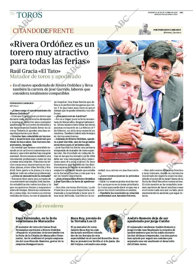 ABC SEVILLA 25-10-2015 página 70