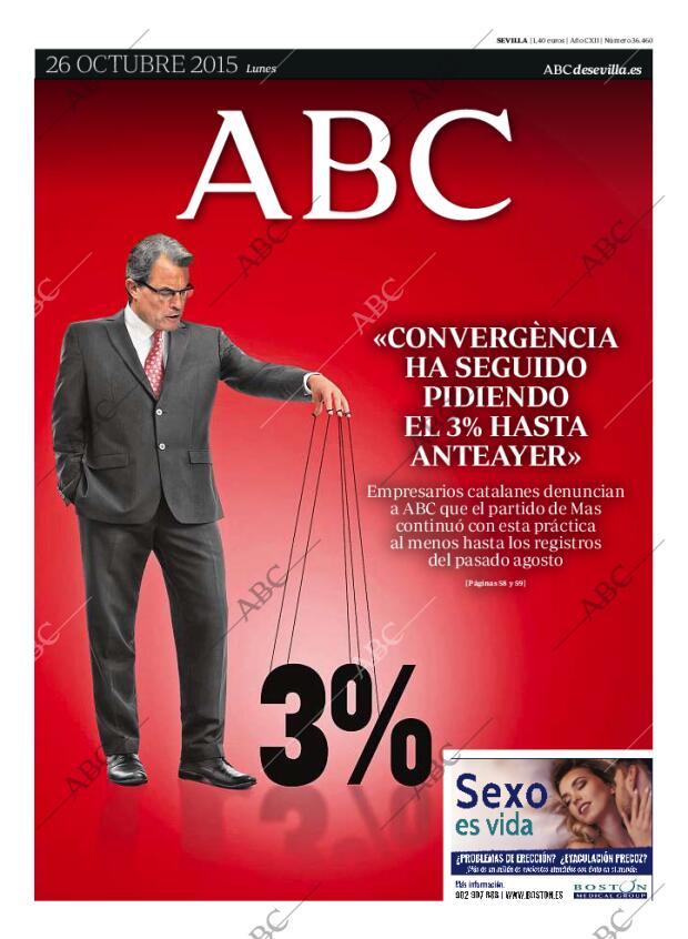 ABC SEVILLA 26-10-2015 página 1