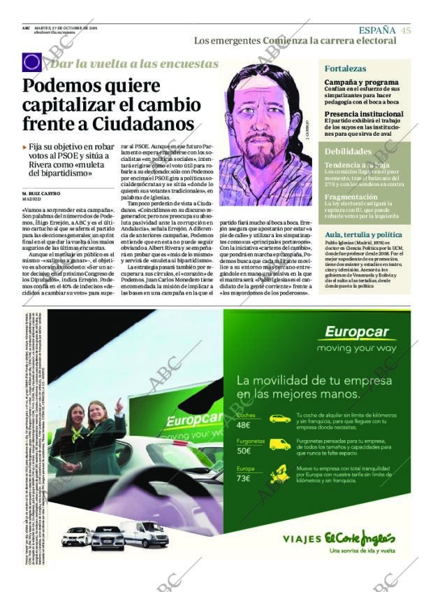 ABC SEVILLA 27-10-2015 página 45