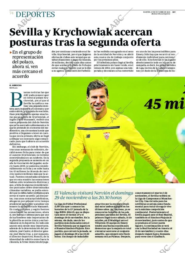 ABC SEVILLA 27-10-2015 página 74