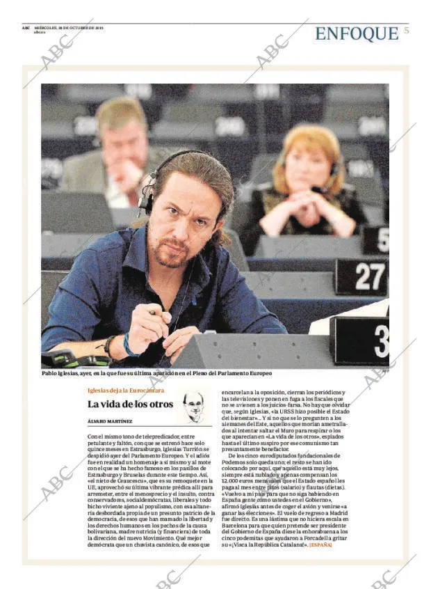 ABC MADRID 28-10-2015 página 5