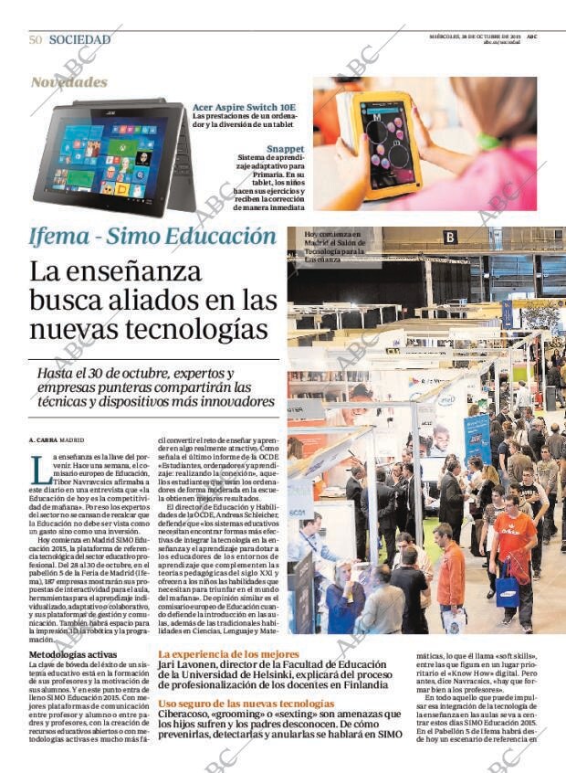 ABC MADRID 28-10-2015 página 50