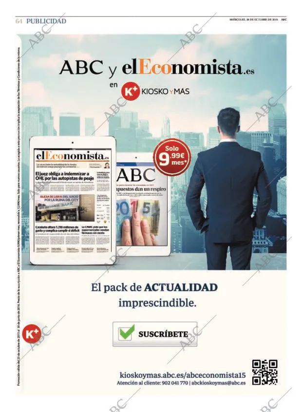 ABC MADRID 28-10-2015 página 64