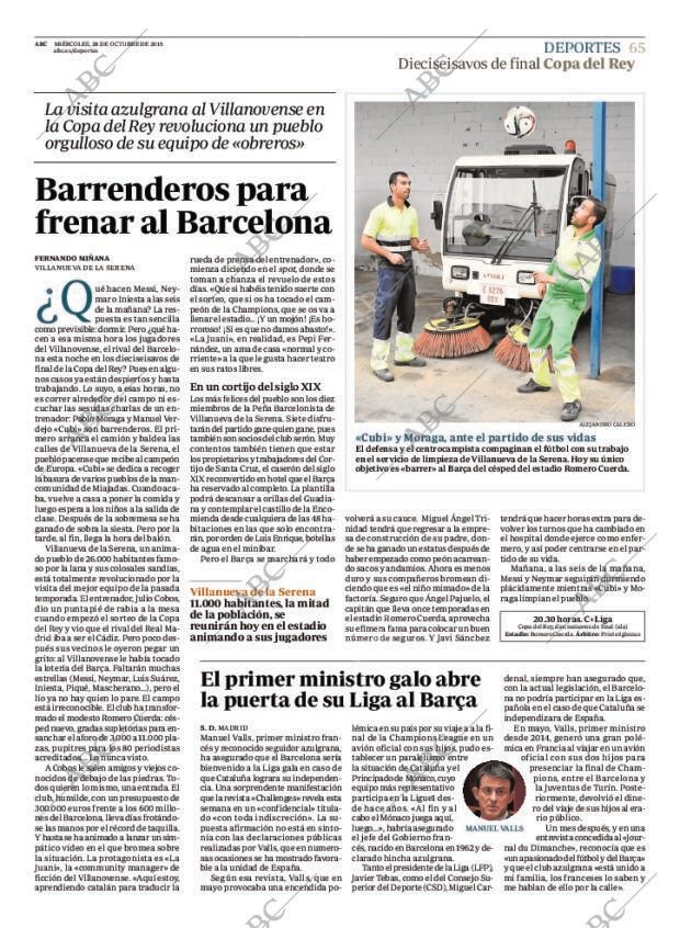 ABC MADRID 28-10-2015 página 65