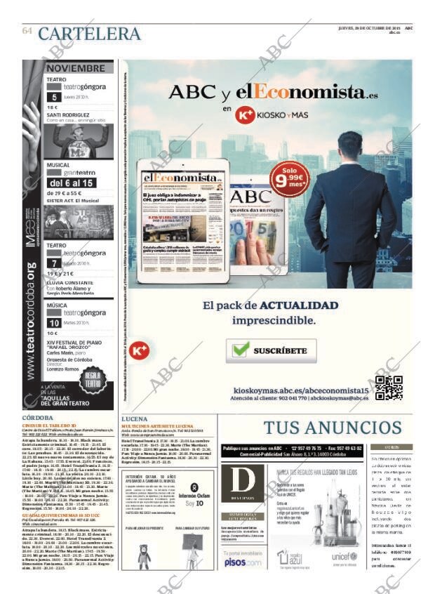 ABC CORDOBA 29-10-2015 página 64