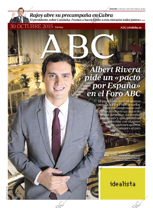 ABC CORDOBA 30-10-2015 página 1