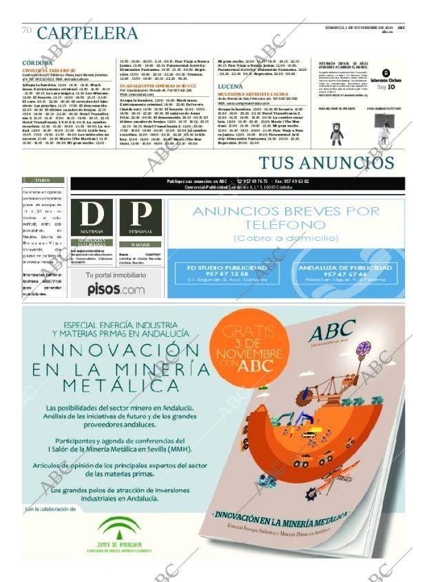 ABC CORDOBA 01-11-2015 página 70