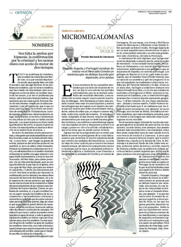 ABC SEVILLA 01-11-2015 página 16