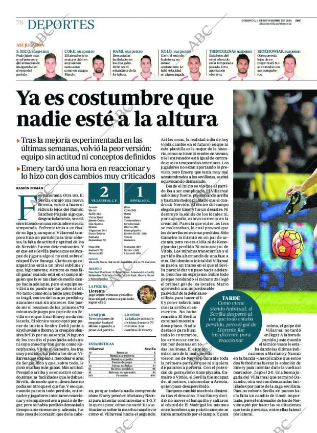 ABC SEVILLA 01-11-2015 página 78