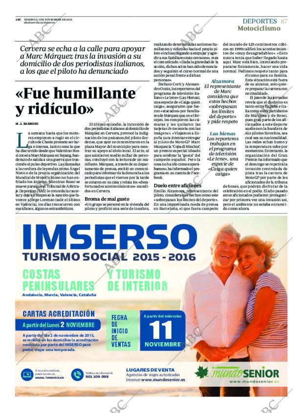 ABC SEVILLA 01-11-2015 página 87