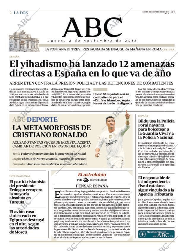 ABC MADRID 02-11-2015 página 2
