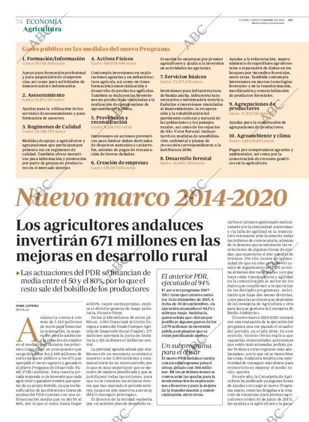 ABC SEVILLA 02-11-2015 página 74