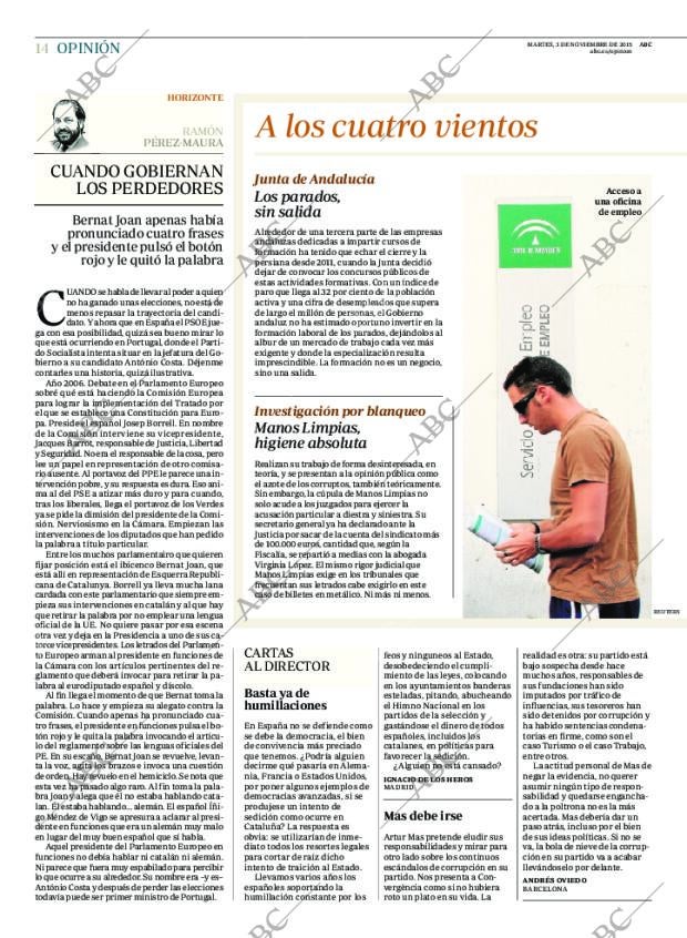 ABC MADRID 03-11-2015 página 14
