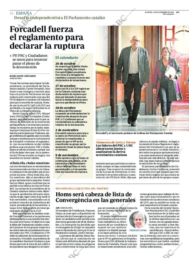 ABC MADRID 03-11-2015 página 18