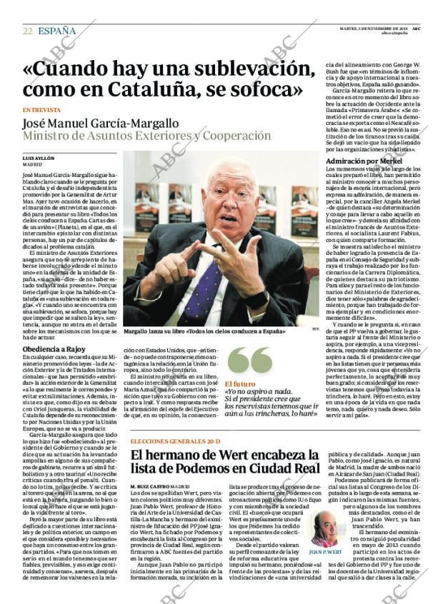 ABC MADRID 03-11-2015 página 22