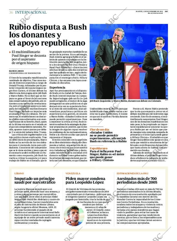ABC MADRID 03-11-2015 página 36