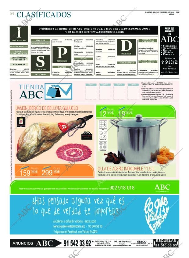 ABC MADRID 03-11-2015 página 64